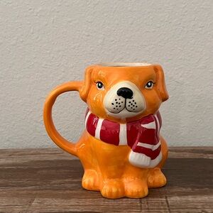 Orange holiday Dog Mug